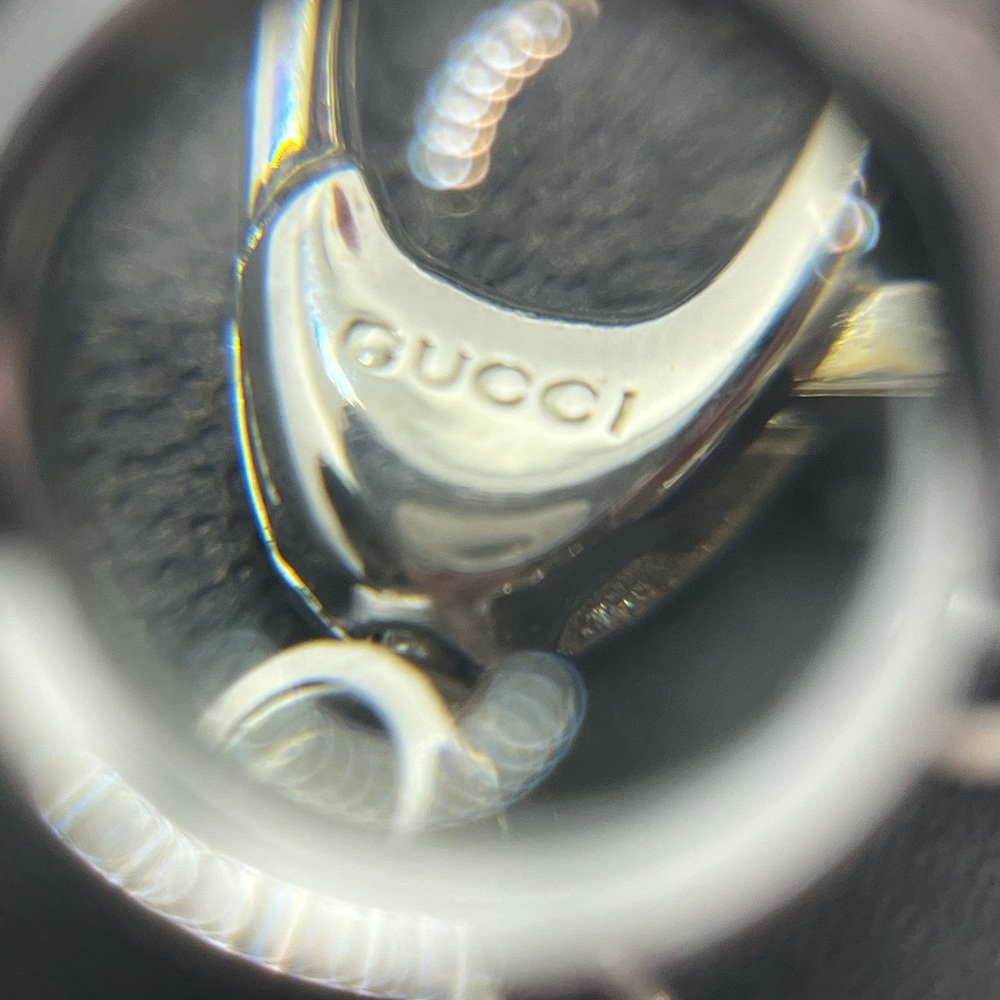 Gucci Bracelet Sterling Silver round dangle w box & pouch - Picture 8 of 16